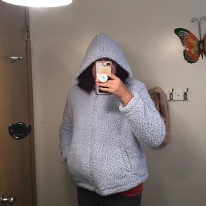 Forever 21 Fuzzy Sherpa Jacket